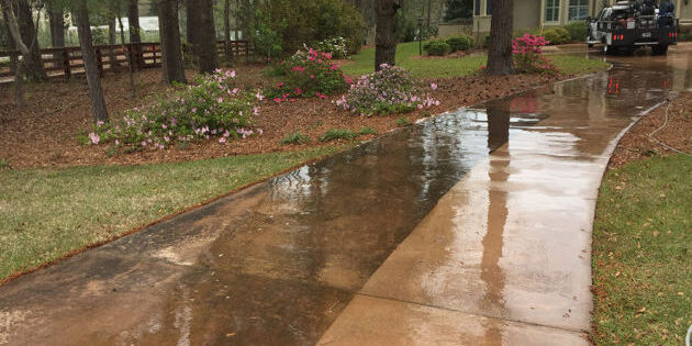 Concrete Driveway Cleaning Statesboro GA